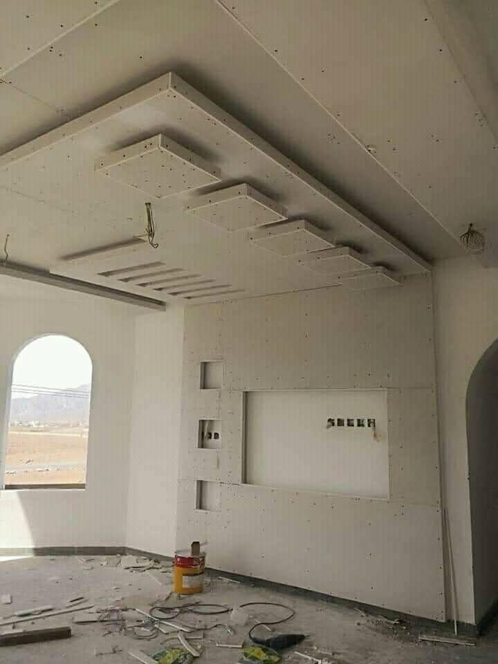 Cielo raso decorativo en gypsum